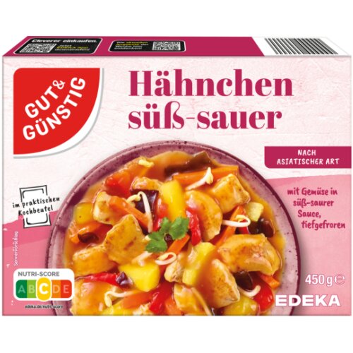 GUT&GÜNSTIG Hähnchen süß-sauer 450g