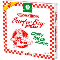 Pizzatainment Surfer Boy Crispy Bacon Jalapeno Pizza 456g