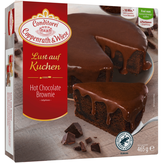 Coppenrath & Wiese Lust auf Kuchen Hot Chocolate-Brownie 465g