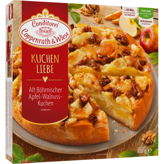 Coppenrath & Wiese Kuchenliebe Apfel-Walnuss-Kuchen 920g