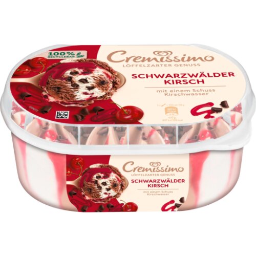 Langnese Cremissimo Schwarzwälder Kirsch Eis 825ml
