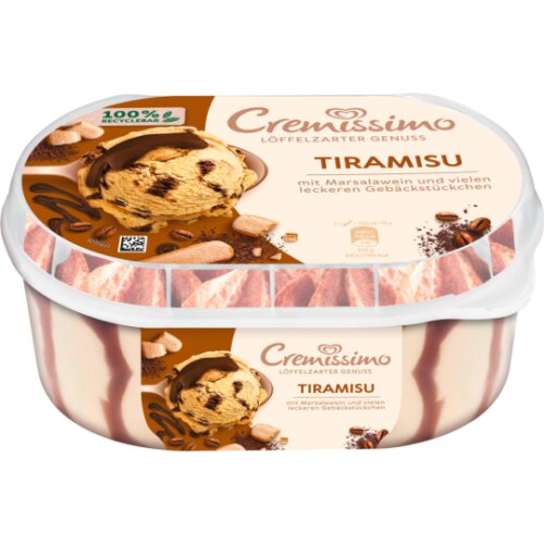 Langnese Cremissimo Tiramisu Eis 825ml