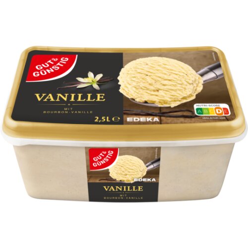 GUT&GÜNSTIG Bourbon Vanille-Eis 2500ml