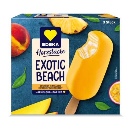 EDEKA Herzstücke Stieleis Exotic 3x90ml