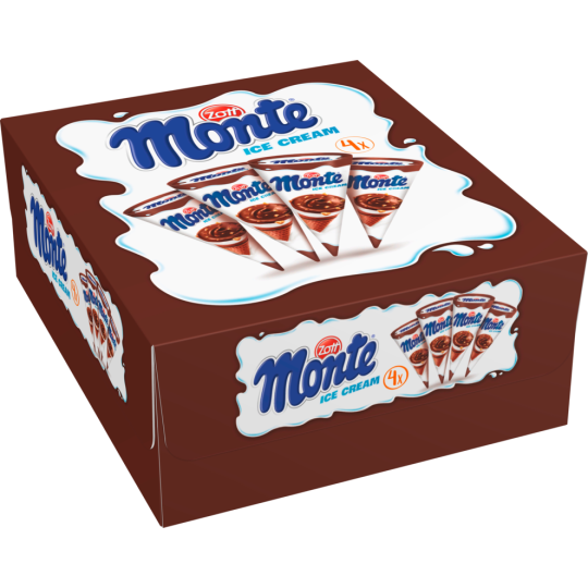 Zott Monte Milcheis Cone 4x120ml