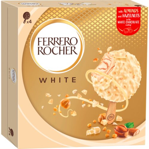 Ferrero Rocher White Ice Cream Stick 4x70ml