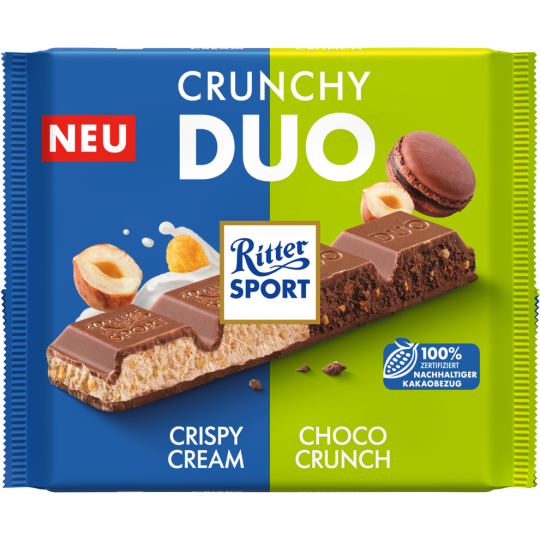 Ritter Sport Crunchy Duo Tafel 218g