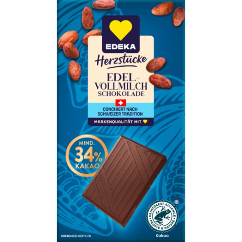 EDEKA Herzstücke Flachtafel Vollmilch 100g