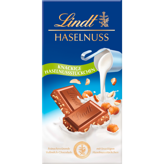 Lindt Tafel Vollmilch Haselnuss 100g