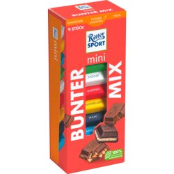 Ritter Sport Mini bunter Mix Turm 150g