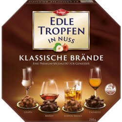 Trumpf Edle Tropfen in Nuss Klassische Brände 250g