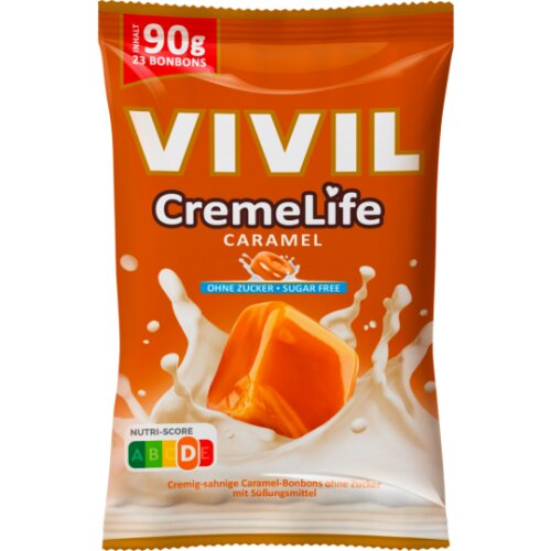 Vivil Creme Life Caramel ohne Zucker 90g