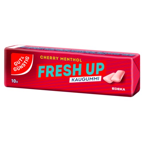 GUT&GÜNSTIG Kaugummi Cherry Menthol Dragee 10ST