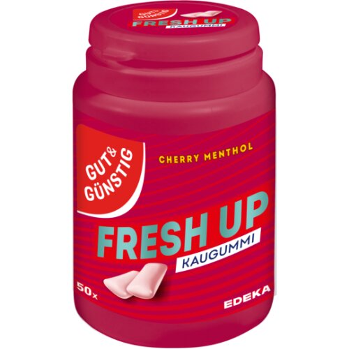 GUT&GÜNSTIG Kaugummi Cherry Menthol Dragee 50ST