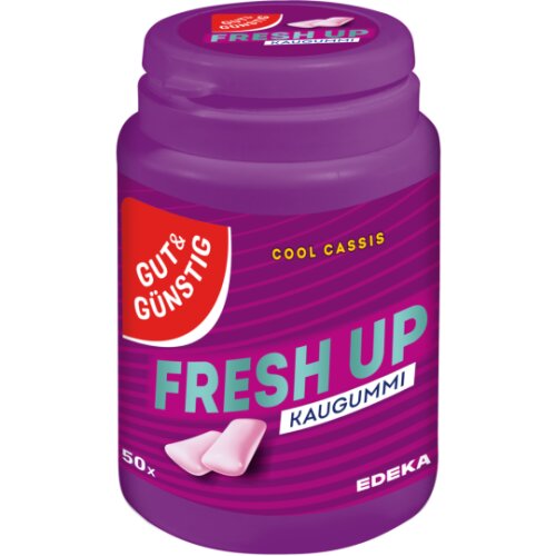 GUT&GÜNSTIG Kaugummi Cool Cassis Dragee 50ST