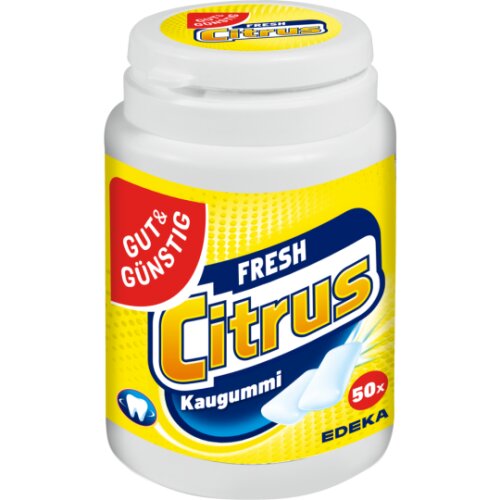 GUT&GÜNSTIG Kaugummi White Citrus Dose 50ST