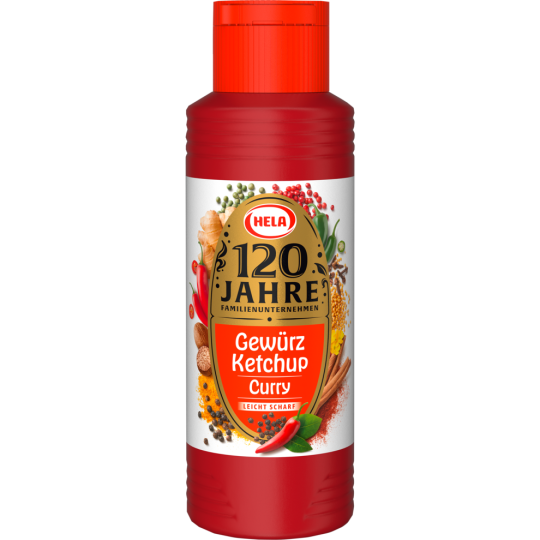 Hela Gewürz Ketchup Curry leicht scharf 300ml