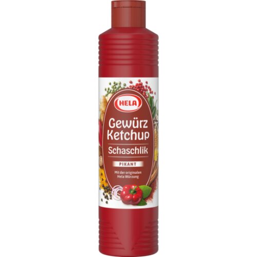 Hela Gewürz Ketchup Schaschlik pikant 800ml