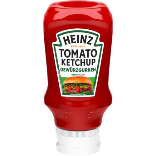 Heinz Tomato Ketchup mit Gewürzgurkengeschmack 400ml