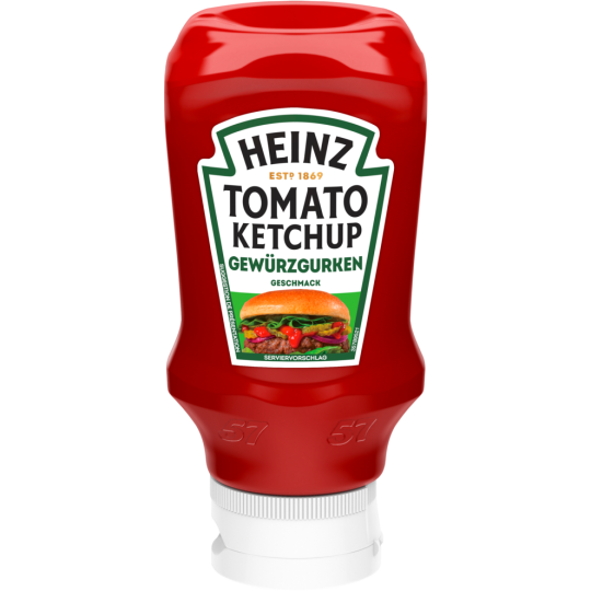 Heinz Tomato Ketchup mit Gewürzgurkengeschmack 400ml