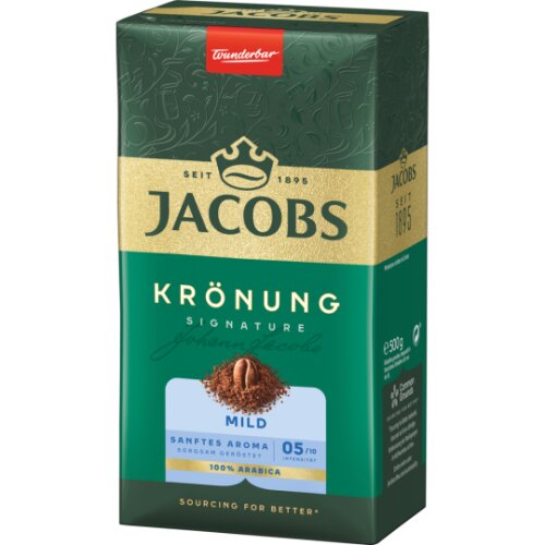 Jacobs Krönung Kaffee Mild gemahlen 500g