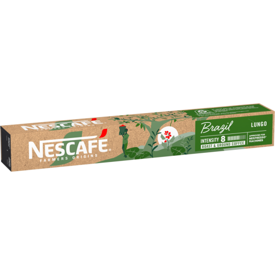 Nescafe Farmers Origins Brazil Lungo 10ST 44g
