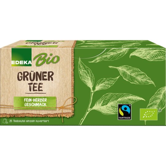 Bio EDEKA Fairtrade Grüner Tee 25ST 50g