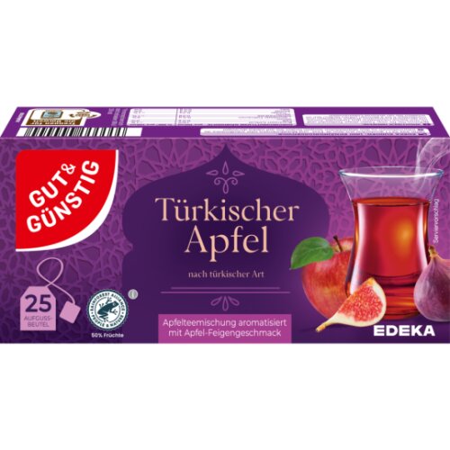 GUT&GÜNSTIG Türkischer Apfel Tee 25x2,75g