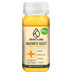 Kraftling Ingwershot Mango-Maracuja 60ml