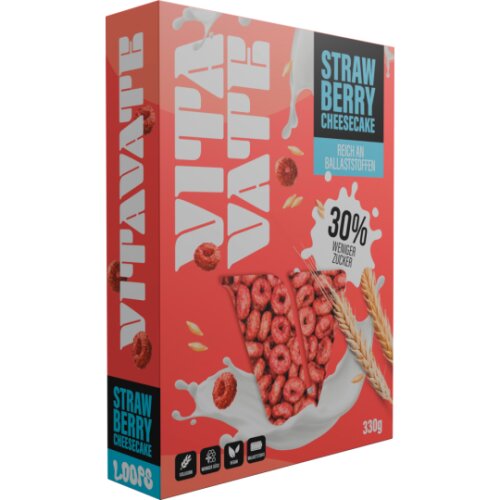 Vitavate Loops Strawberry Cheesecake 330g