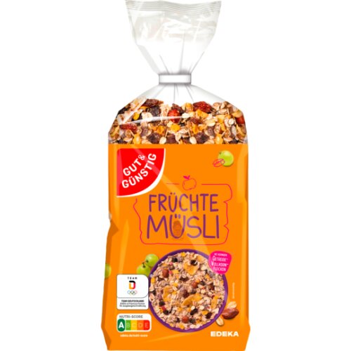 GUT&GÜNSTIG Früchte Müsli 1000g