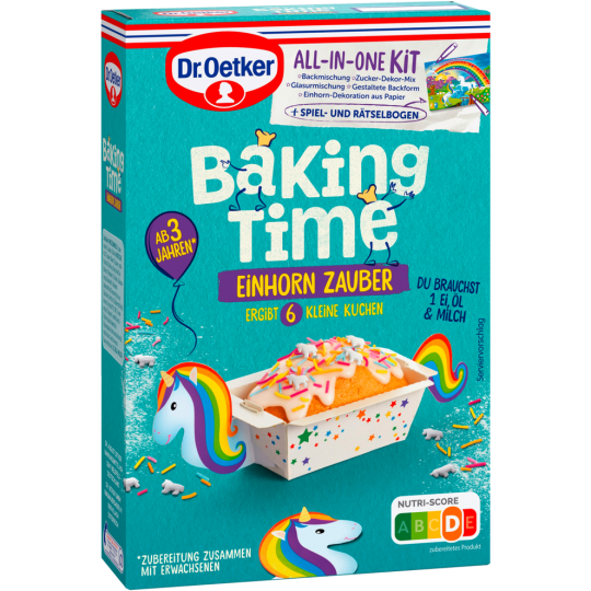 Dr.Oetker Baking Time Einhorn Zauber 300g