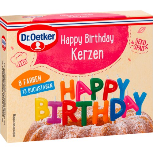 Dr.Oetker Happy Birthday Kerzen 13ST