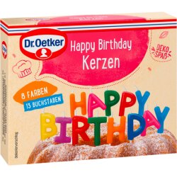 Dr.Oetker Happy Birthday Kerzen 13ST