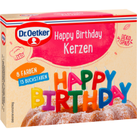 Dr.Oetker Happy Birthday Kerzen 13ST