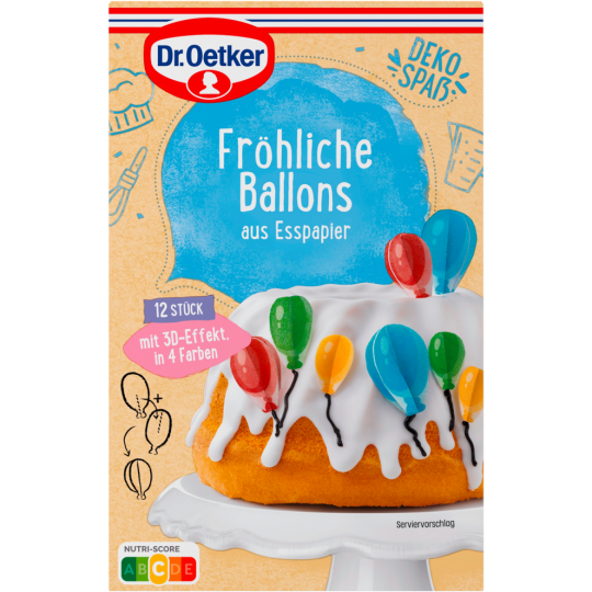 Dr.Oetker Fröhliche Ballons 12ST