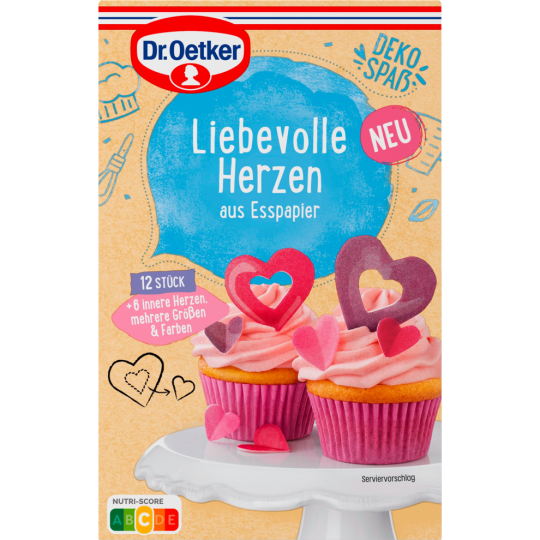 Dr.Oetker Liebevolle Herzen 12ST