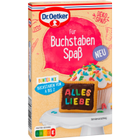 Dr.Oetker Für Buchstaben Spaß Bunter Mix 50g