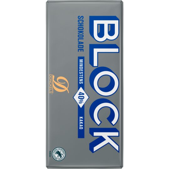 Donckels Blockschokolade 40% 200g