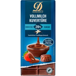 Donckels Kuvertüre Vollmilch 26% 200g