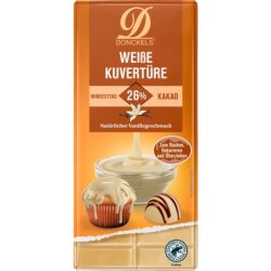 Donckels Kuvertüre Weiß 26% 200g