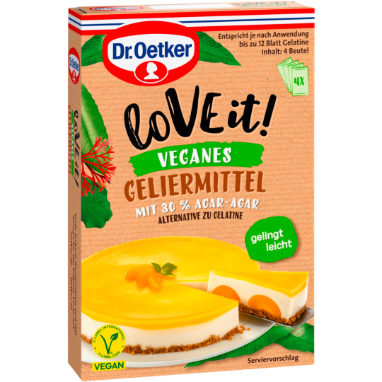 Dr.Oetker LoVE it! Veganes Geliermittel 4x4g