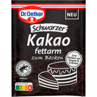 Dr.Oetker Schwarzer Kakao zum Backen 30g