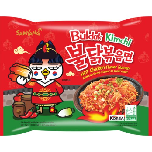 Sam Yang Buldak Grün Rot Kimchi 135g
