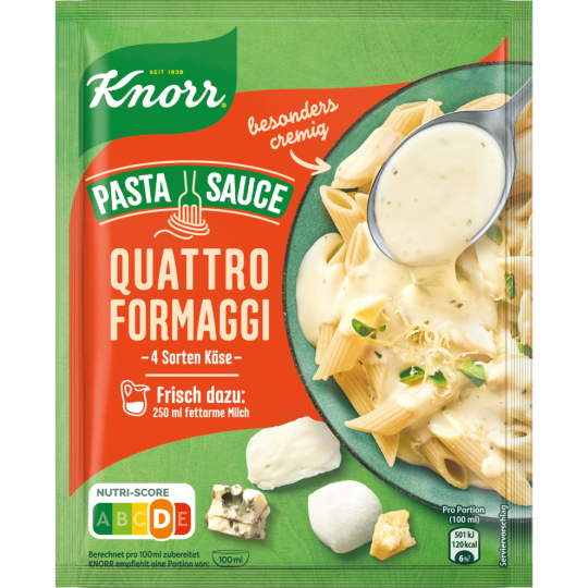 Knorr Pasta Sauce Quattro Formaggi 250ml