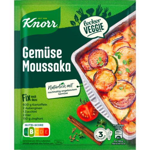 Knorr Fix Lecker Veggie Gemüse Moussaka 38g
