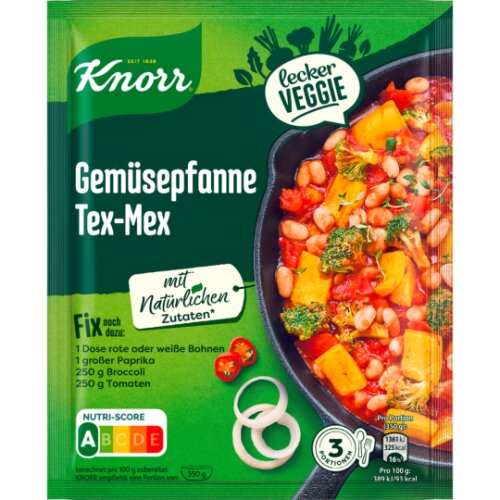 Knorr Fix Lecker Veggie Gemüsepfanne Tex-Mex 33g