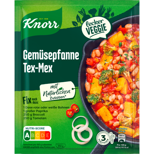Knorr Fix Lecker Veggie Gemüsepfanne Tex-Mex 33g