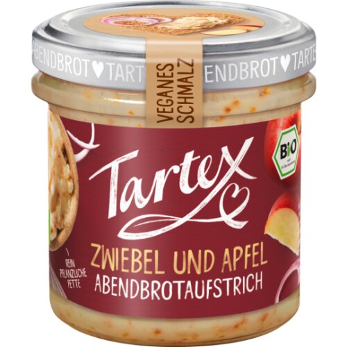 Bio Tartex Veganes Schmalz Zwiebel und Apfel 125g