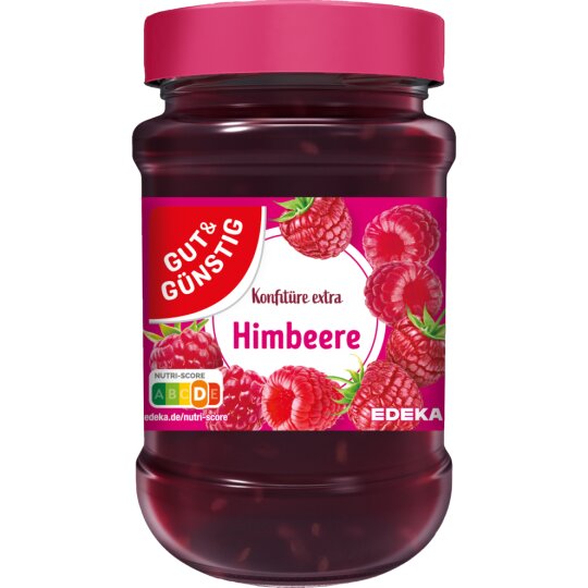 GUT&GÜNSTIG Konfitüre extra Himbeere 450g